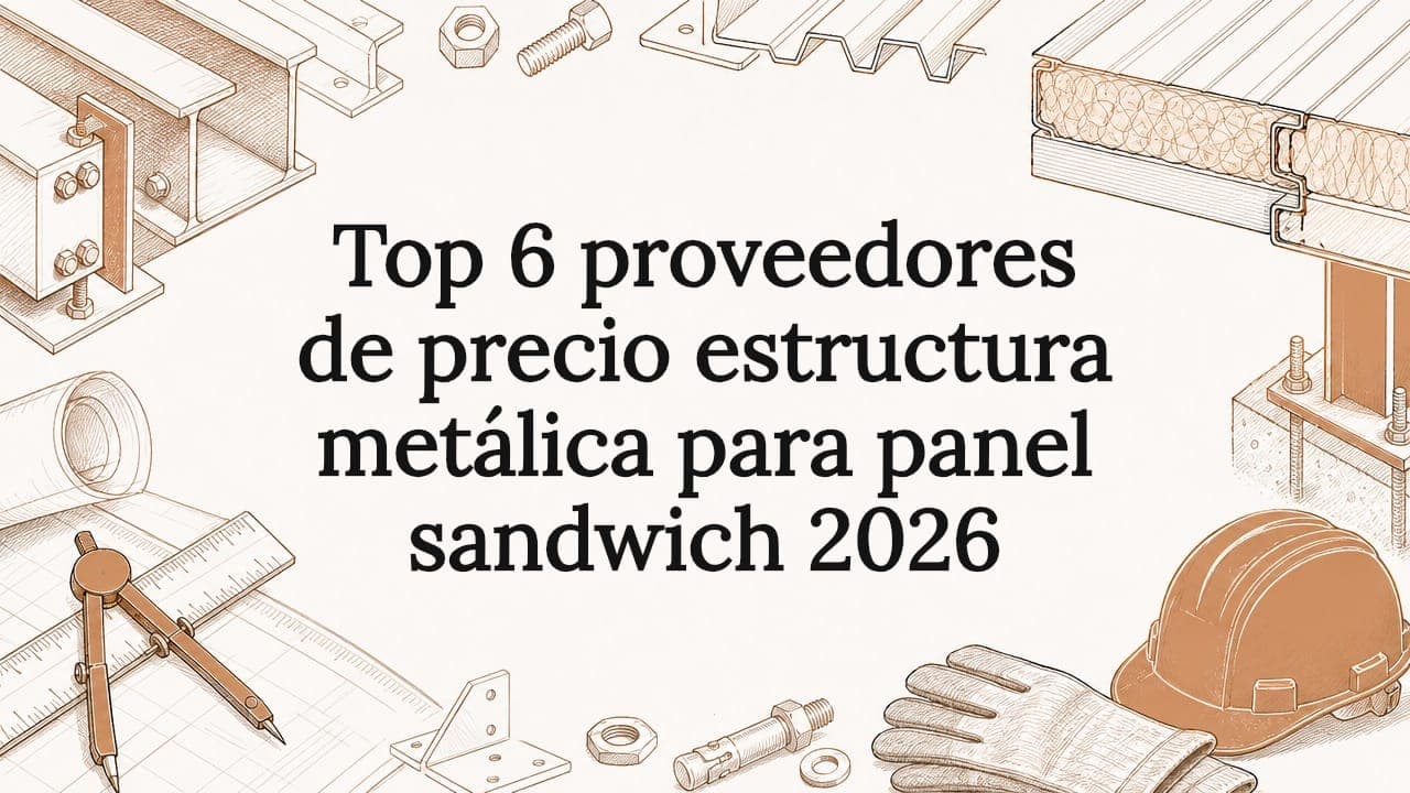 Top 6 proveedores de precio estructura metálica para panel sandwich 2026