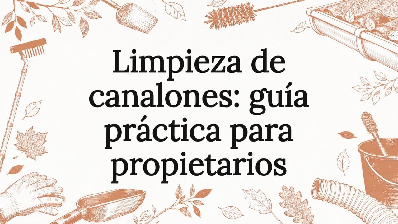 Limpieza de canalones: guía práctica para propietarios