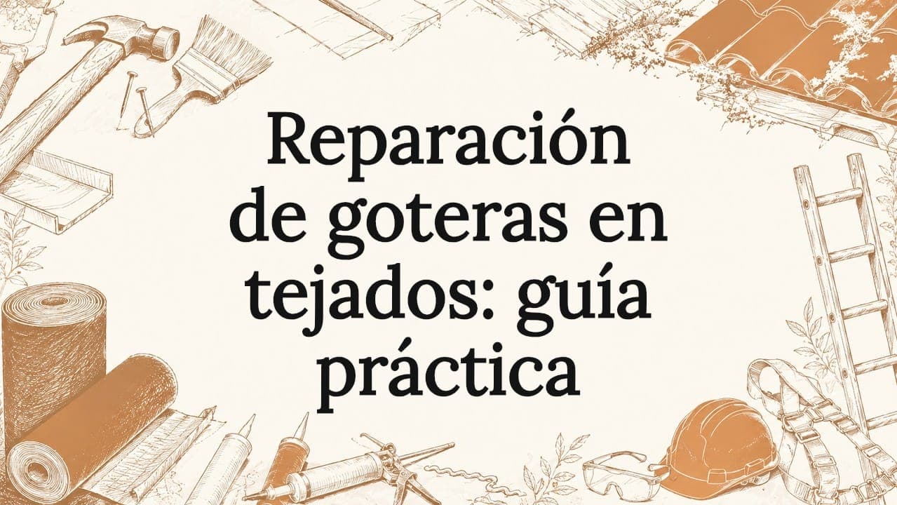 Reparación de goteras en tejados: guía práctica