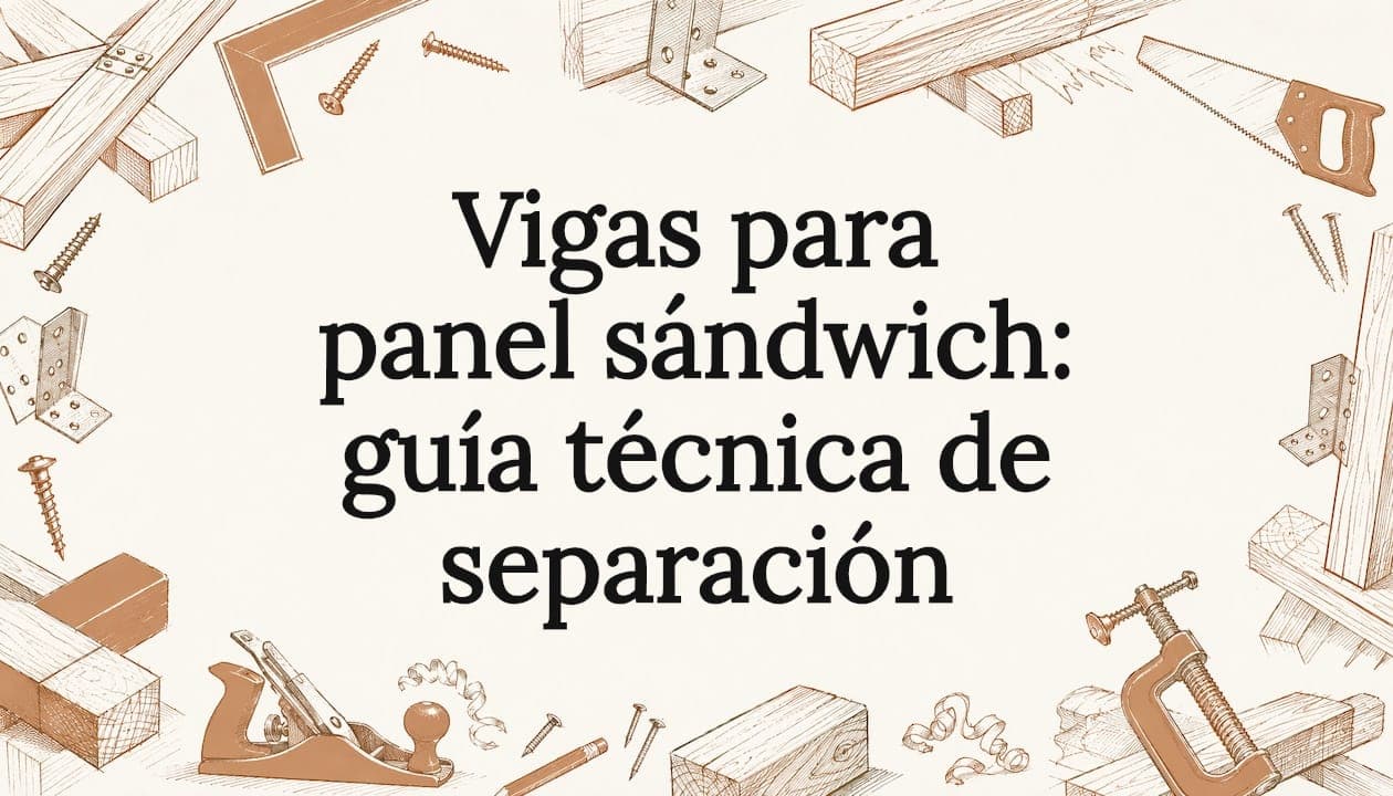 Vigas para panel sándwich: guía técnica de separación